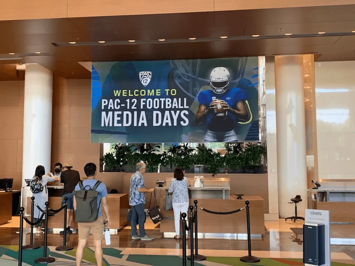 PAC-12 marketing and broadcast event production